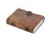 Antique Design Handmade Buddha Embossed Leather Journal Notebook Charcoal Color Journals Notebook & Sketchbook